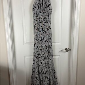 Night Way Collections Black and White Maxi Dress 🖤✨